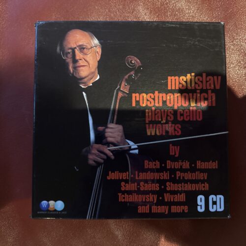 Mstislav Rostropovich: Plays Cello Works (Warner Classics & Jazz, 2008) [9CD]