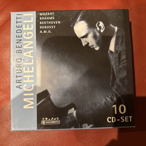 Arturo Benedetti Michelangeli: Mozart • Brahms… — Jindřich Rohan et al. (Aura Music) [10CD]