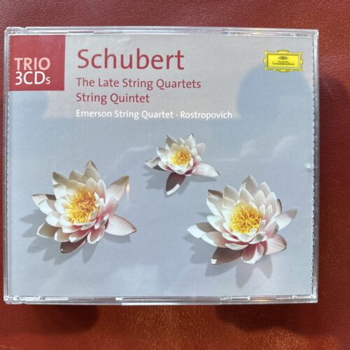 Schubert: Late String Quartets… — Emerson Quartet, Rostropovich (Deutsche Grammophon, 2004) [3CD]