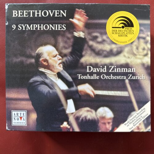 Beethoven: 9 Symphonies — David Zinman / Tonhalle-Orchester Zürich (Arte Nova Classics, 1999) [5CD]