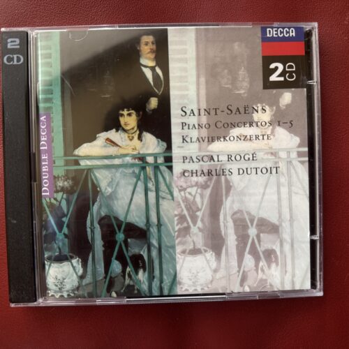 Saint-Saëns: Piano Concertos 1-5 =… — Charles Dutoit et al. (London Records) [2CD]
