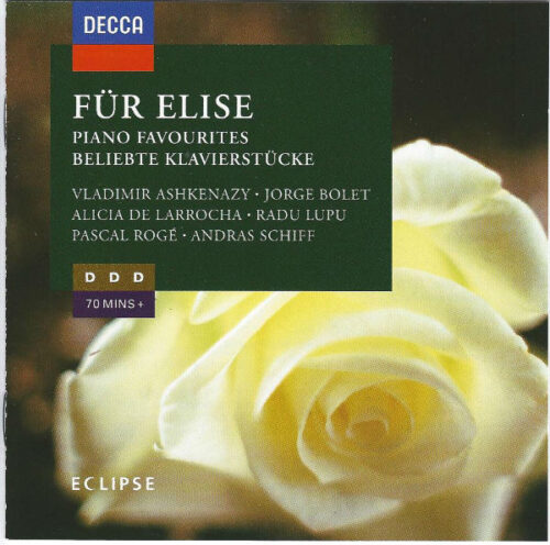 Vladimir Ashkenazy: Für Elise (Piano Favourites) — Alicia De Larrocha et al. (Decca) [CD]