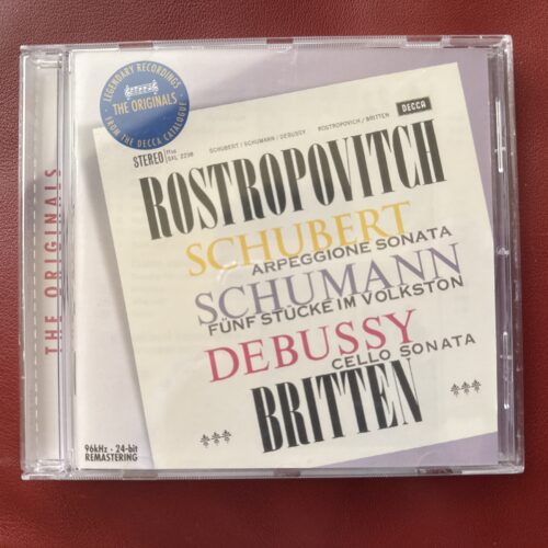 Schubert: Arpeggione Sonata… — Mstislav Rostropovich et al. (Decca, 2007) [CD]