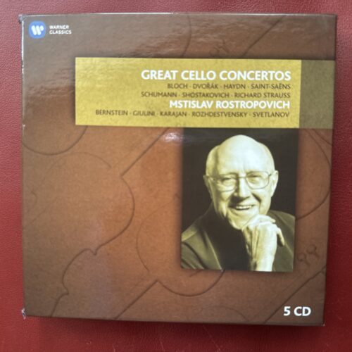 Ernest Bloch: Great Cello Concertos — Mstislav Rostropovich et al. (EMI Classics, 2012) [5CD]