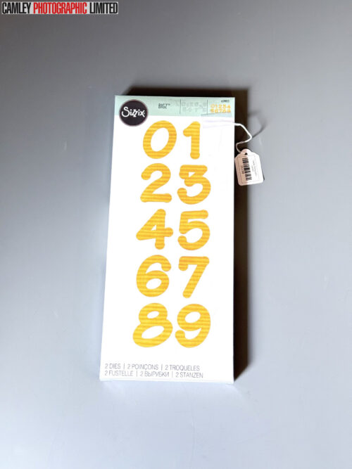 Sizzix Bigz x2 Dies Lollipop shadow numbers Ellison - Sizzix #659823 [21190]