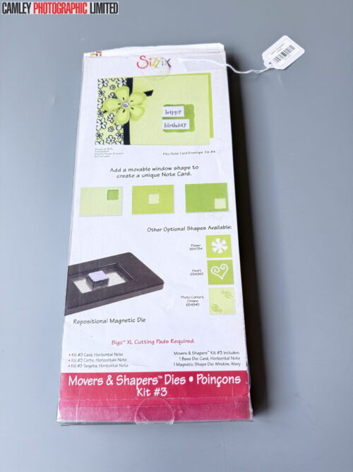Sizzix Bigz XL Movers and Shapers Kit #3 card horizontal note Ellison - Sizzix #654782 [21181]