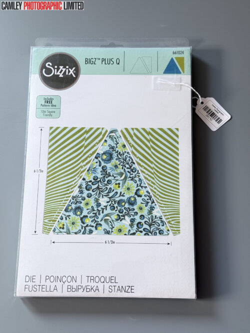 Sizzix Bigz Pro Plus Q Ellison 10in Square Friendly Triangles, Isosceles + right 6 1/2'' - Sizzix #661024 [20192]