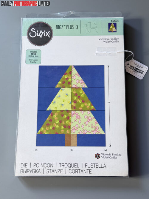 Sizzix Bigz Plus Q Ellison Victoria Findlay Wolfe Quilts Totally Trees 6 1/4in x 4 1/2in -2 1/2in 6.35cm x 3.81cm - Sizzix #662035 [20202]