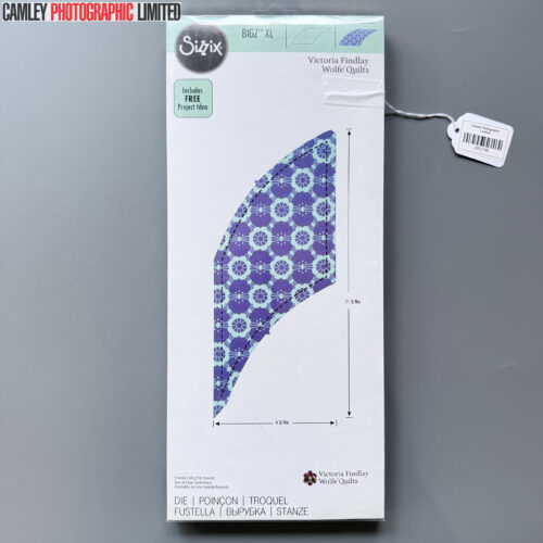 Sizzix Bigz Pro XL Ellison Victoria Findlay Wolfe Quilts curved braid 7 5/8in x 3 1/2in - Sizzix #661642 [20190]