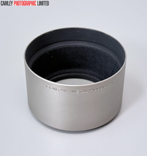 Contax Champagne Metal Hood for G Sonnar 90mm (GG-3). Condition: EXC [#25012]