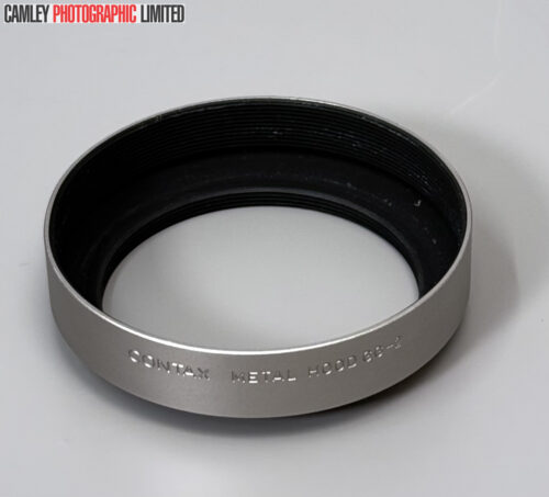 Contax Champagne Metal Hood for G Planar 45mm (GG-2). Condition: EXC [#25006]