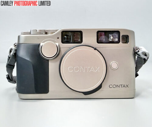 Contax G2 Champagne 35mm Rangefinder w/ GD-2 Data Back. Condition: EXC- [#25013]
