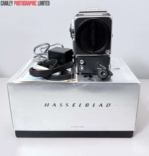 Hasselblad 500EL/M Body & WLF Boxed. Complete (10065). Condition: LN [#25029]