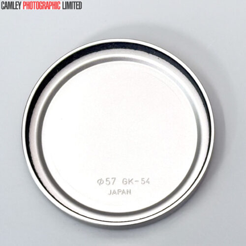 Contax 57mm Champagne Metal Slip-On Lens Cap (GK-54). Condition: EXC+ [#25005]