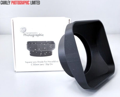 Nonpareil Square Lens Shade for Hasselblad C 50mm. Condition: LN [#25015]