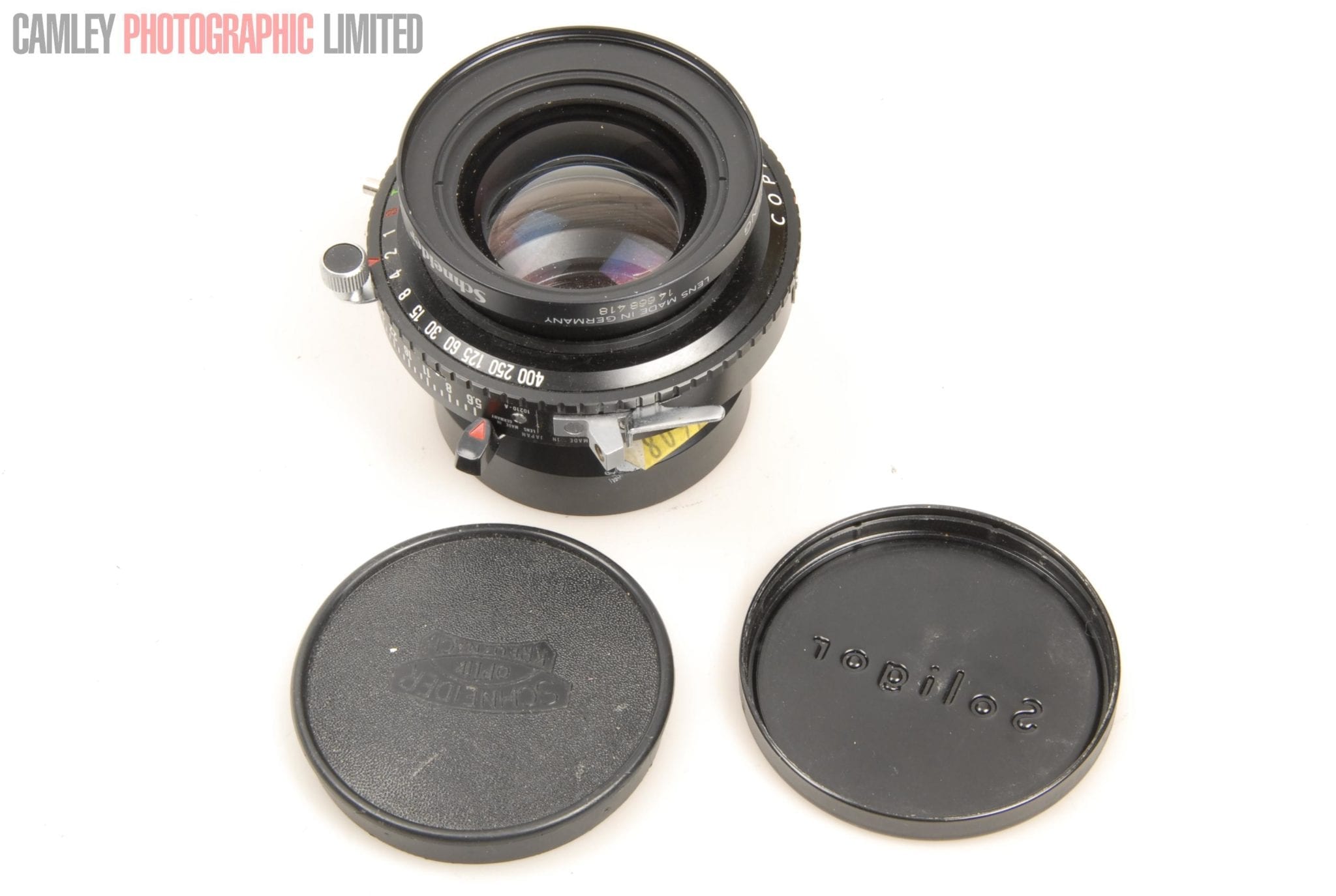 Schneider Apo-Symmar 180mm f5.6 Lens for 4×5 5×7. Graded: LN