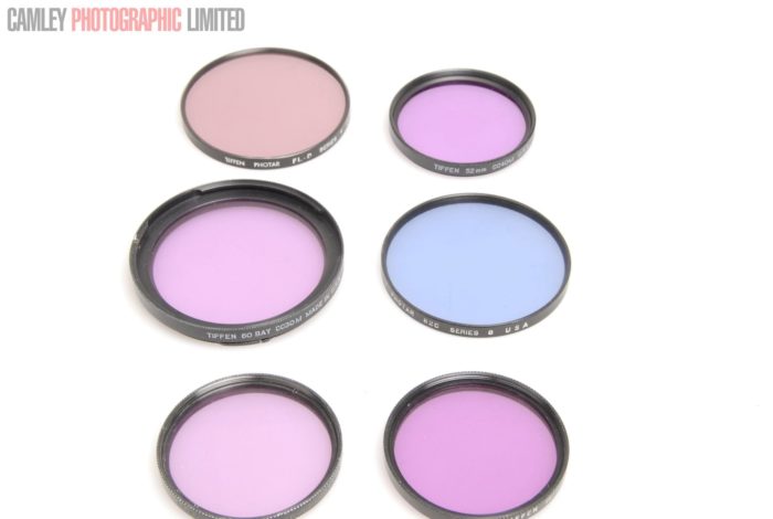 Tiffen 52mm VIII B60 Colour Correction Filters x6. Graded: EXC [#8379] - Image 2