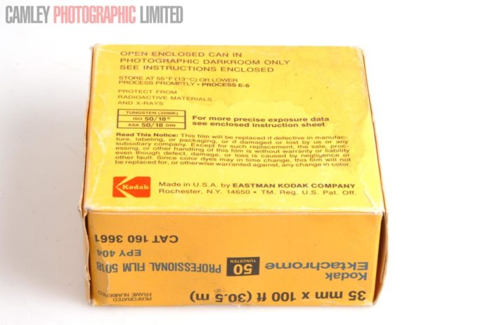 Kodak 35mm 100ft Ektachrome Professional 5018 Film. Graded: AS-IS [#8670] - Image 2